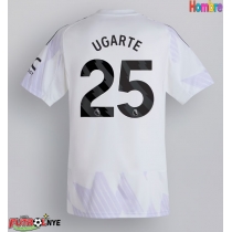 Camiseta Manchester United Manuel Ugarte #25 Visitante Equipación 2025-26 manga corta